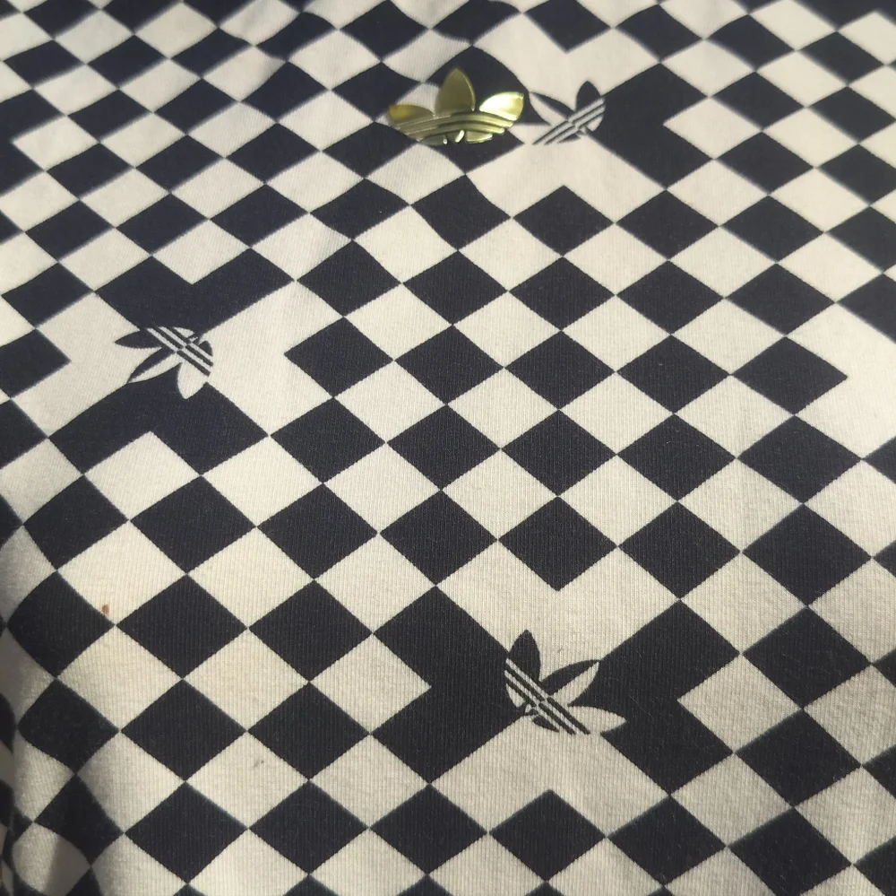 Adidas Rare Logo Print Graphic Turtleneck M/L - Picture 3 of 10